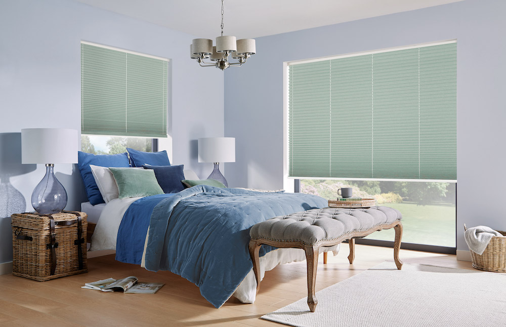Pleated thermal blinds 