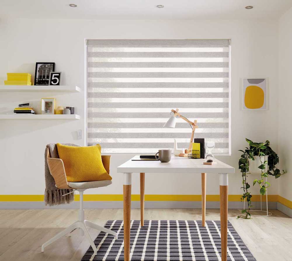Vision blinds for home offices